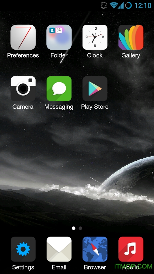 仿iPhone桌面ios7启动器的图册
