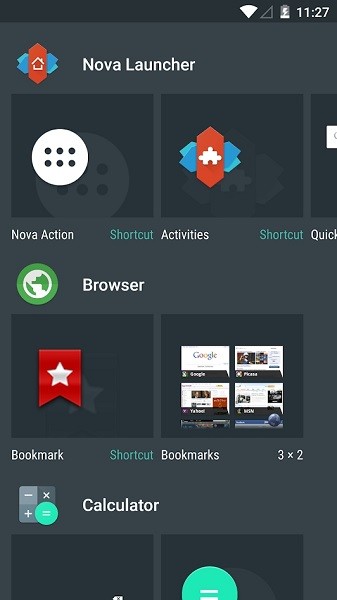 NovaLauncher的图册