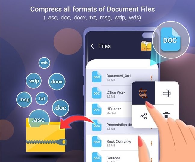 FilesArchiverrarZip解压缩文件的图册