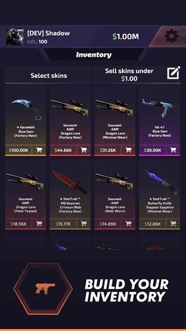 csgo皮肤模拟器游戏(CaseBattle)的图册