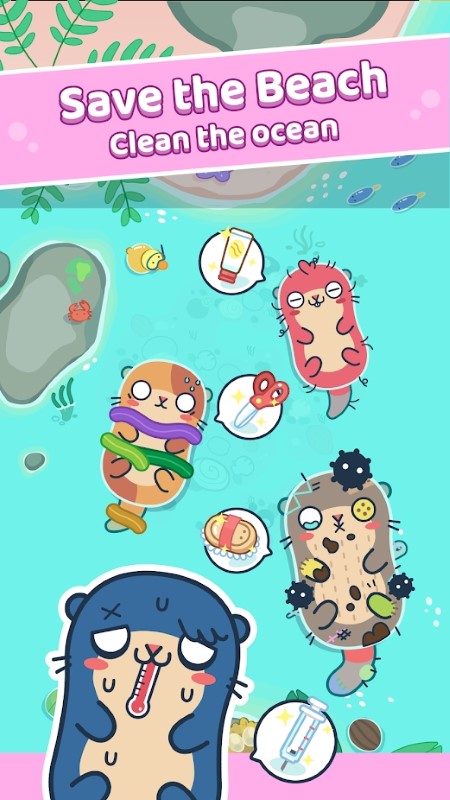 水獭海洋寻宝游戏的图册