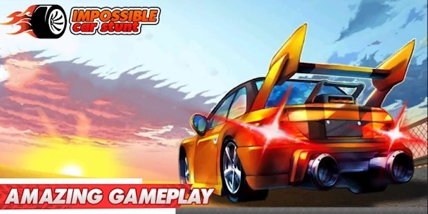 不可能的汽车特技比赛3d游戏(impossiblecarstunts)的图册