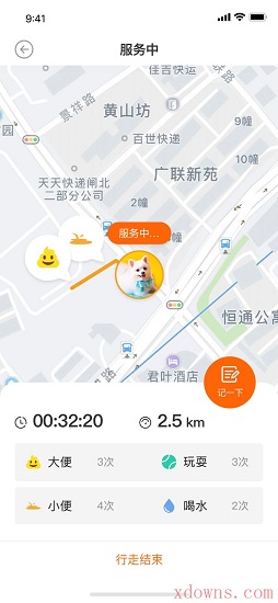 遛遛狗的图册