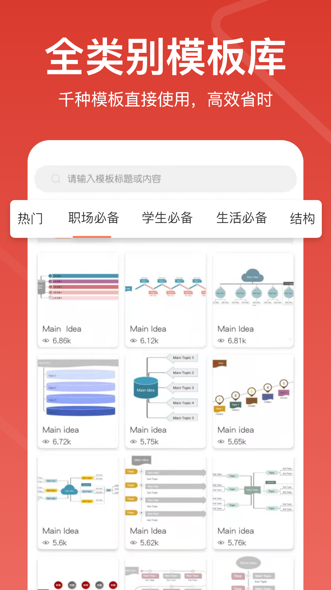 寻简思维导图Pro最新版的图册