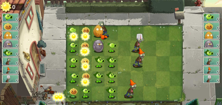 植物大战僵尸双人版手机游戏(PlantVsZombieGardenBattle)的图册