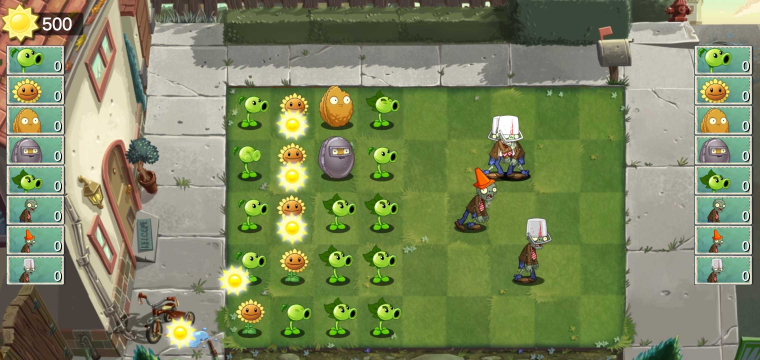 植物大战僵尸双人版手机游戏(PlantVsZombieGardenBattle)的图册